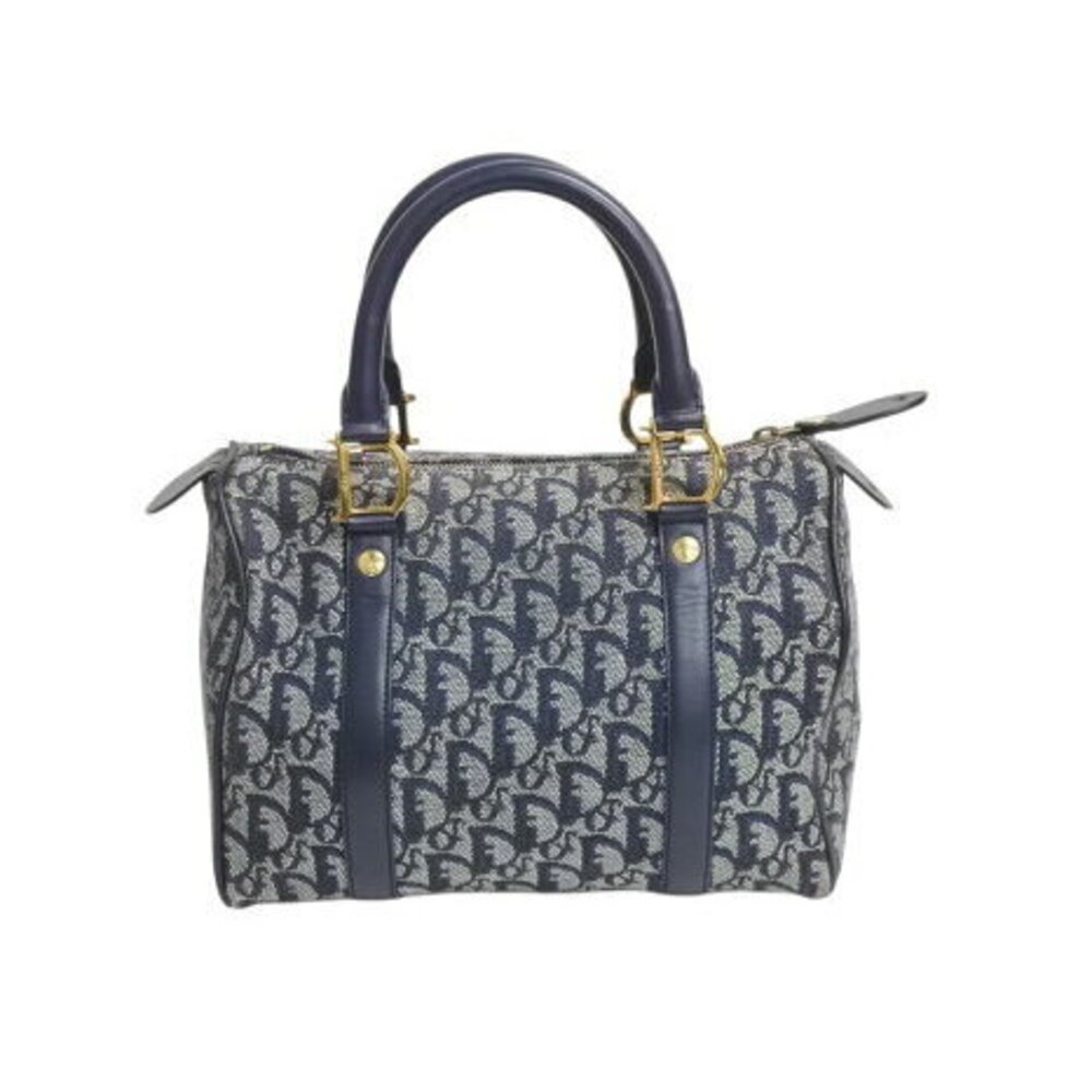 Christian Dior Speedy Trotter Handbag Navy Blue